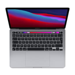 MacBook Pro 13" (2020) - M1 da Apple com CPU 8‑core e GPU 8-Core - 8GB RAM - SSD 512GB - Ecrã padrão - QWERTZ - Alemão