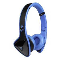 DNA On-Ear jogos Auscultador- com fios + sem fios com microfone - Azul/Preto