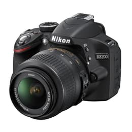 Reflex D3200 - Preto + Nikon AF-S Nikkor DX 18-55mm f/3.5-5.6G VR f/3.5-5.6