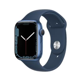 Apple Watch (Series 7) 2022 GPS 41 - Alumínio - Bracelete desportiva Azul