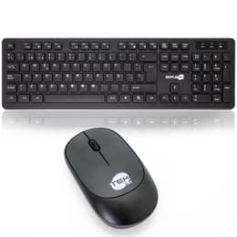 Simpletek Teclado QWERTY Espanhol Sem fios MK-03B