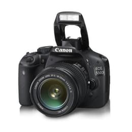 Reflexo - Canon EOS 550D - Preto + Lente Canon EF-S 18 - 55 mm 3.5-5.6 III