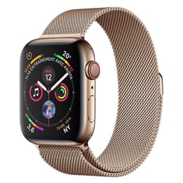 Apple Watch (Series 4) 2018 GPS + Celular 44 - Aço inoxidável Dourado - Milanese Dourado
