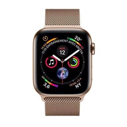 Apple Watch (Series 4) 2018 GPS + Celular 44 - Aço inoxidável Dourado - Milanese Dourado