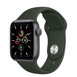 Apple Watch Series 5 (2019) GPS 44 mm - Alumínio Cinzento sideral - Bracelete desportiva Verde