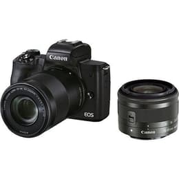 EOS M50 Mark II - Preto + Canon EF-M 15-45mm f/3.5-6.3 IS STM + EF-M 55-200mm f/4.5-6.3 IS STM f/3.5-6.3 + f/4.5-6.3