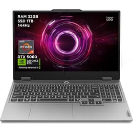 Lenovo LOQ 15AHP10 15"-inch - Ryzen 7 250 - 32GB - SSD 1 TB NVIDIA GeForce RTX 5060 AZERTY - Francês