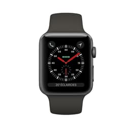 Apple Watch (Series 3) 2017 GPS 42 - Alumínio Cinzento sideral - Circuito desportivo Preto