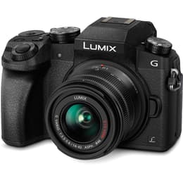 Lumix DMC-G7 - Preto + Panasonic Lumix G Vario 14-42mm f/3.5-5.6 АSPH f/3.5-5.6