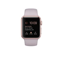 Apple Watch (Series 1) 2016 GPS 38 - Alumínio Rose gold - Circuito desportivo Rosa
