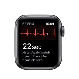Apple Watch Series 5 (2019) - (pulseira não incluída) - GPS + Celular 40 mm - Cinzento sideral Alumínio
