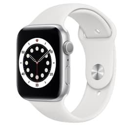 Apple Watch (Series 6) 2020 GPS 40 - Alumínio Prateado - Circuito desportivo Branco