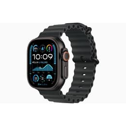 Apple Watch Ultra 2 (2023) GPS + Celular 49 mm - Titânio Preto - Bracelete Ocean Preto