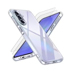 Capa Galaxy A36 e 2 películas de proteção - TPU - Transparente
