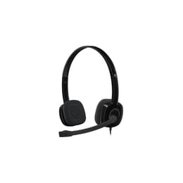 H151 Auscultador- com fios (sector) com microfone - Preto