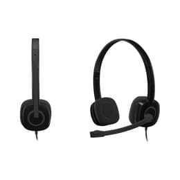 H151 Auscultador- com fios (sector) com microfone - Preto