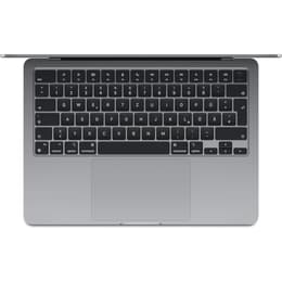 MacBook Air 15" (2024) - M3 da Apple com CPU 8‑core e GPU 10-Core - 8GB RAM - SSD 512GB - Ecrã padrão - QWERTZ - Alemão