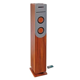 Inovalley Woodtower Bluetooth Speakers - Madeira