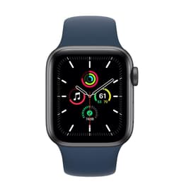 Apple Watch (Series SE) 2020 GPS 40 - Alumínio Cinzento sideral - Bracelete desportiva Azul