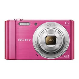 Compacto DSC-W810 - Rosa pálido + Sony 6X Optical zoom 4.6-27.6mm f/3.5-5.6 f/3.5-5.6