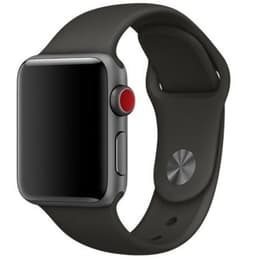 Apple Watch (Series 3) 2017 GPS + Celular 42 - Alumínio Cinzento sideral - Bracelete desportiva Cinzento