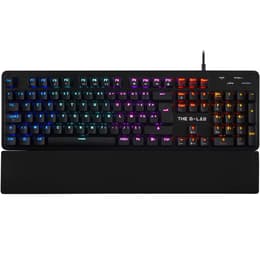 The G-Lab Teclado AZERTY Francês Retro-iluminado Keyz Carbon E