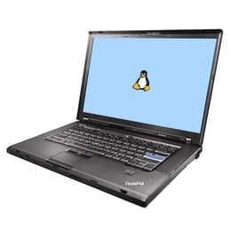 Lenovo ThinkPad T500 15-inch (2008) - Core 2 Duo P8400 - 4GB - SSD 128 GB AZERTY - Francês