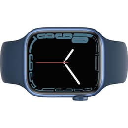 Apple Watch Series 7 (2021) GPS + Celular 45 mm - Alumínio Azul - Bracelete desportiva Azul