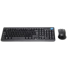 Simpletek Teclado QWERTY Inglês (Reino Unido) Sem fios Mouse + Keyboard with Stickers 1000 DPI 2.4G Nano reciever