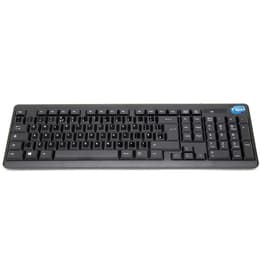 Simpletek Teclado QWERTY Inglês (Reino Unido) Sem fios Mouse + Keyboard with Stickers 1000 DPI 2.4G Nano reciever