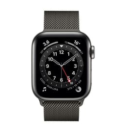 Apple Watch (Series 4) 2018 GPS 44 - Alumínio Cinzento sideral - Milanese Cinzento