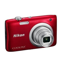 Compacto Coolpix A100 - Vermelho + Nikon Nikon Nikkor Wide Optical Zoom 4,6-23mm f/3.2-6.5 f/3.2-6.5