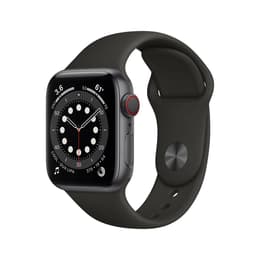 Apple Watch (Series 6) 2020 GPS 40 - Alumínio Cinzento sideral - Bracelete desportiva Preto