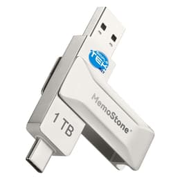 Kingspec MemoStone US1 SSD Pen Drive, 540MB/s Read - 430MB/s Write Disco Rígido Externo - SSD 1000 GB USB-A / USB-C