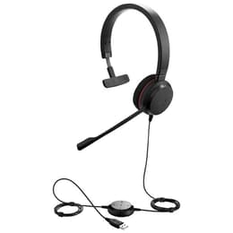 Evolve 20 Mono Auscultador- com fios (sector) com microfone - Preto
