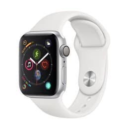 Apple Watch (Series 4) 2018 GPS + Celular 40 - Alumínio Alumínio - Circuito desportivo Branco