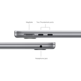 MacBook Air 13" (2024) - M3 da Apple com CPU 8‑core e GPU 8-Core - 8GB RAM - SSD 256GB - QWERTY - Inglês