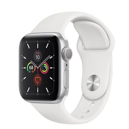 Apple Watch (Series 5) GPS 44 - Alumínio Prateado - Circuito desportivo Branco