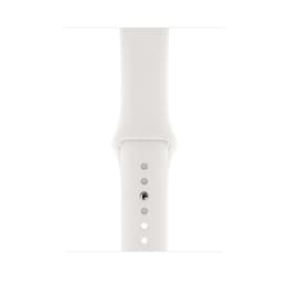 Apple Watch Series 5 (2019) GPS 44 mm - Alumínio Prateado - Bracelete desportiva Branco