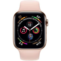 Apple Watch (Series 4) 2018 GPS + Celular 44 - Dourado - Circuito desportivo Rosa (Sand)