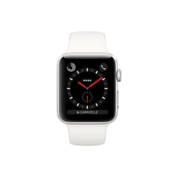 Apple Watch (Series 3) 2017 GPS 42 - Alumínio Prateado - Circuito desportivo Branco