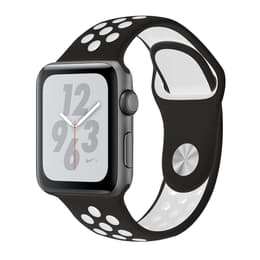 Apple Watch (Series 4) 2018 GPS 44 - Alumínio Cinzento sideral - Nike desportiva Preto/Branco
