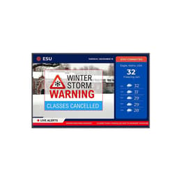 43-inch Planar Systems SLP43-T Simplicity P Series 3840 x 2160 LED Monitor Preto