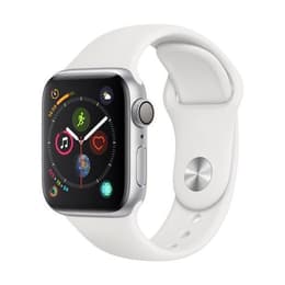 Apple Watch (Series 4) 2018 GPS 40 - Alumínio Prateado - Circuito desportivo Branco