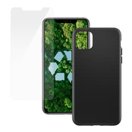 Capa iPhone 11 Pro Max e película de proteção - Plástico - Preto