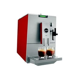 Cafeteira com moedor Jura ENA 7 L - Prateado/Vermelho