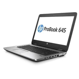 HP ProBook 645 G2 14-inch (2015) - PRO A8-8600B - 8GB - SSD 128 GB AZERTY - Francês