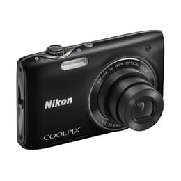 Compacto Coolpix S3100 - Preto + Nikon Nikkor Wide Optical Zoom 26-130 mm f/3.2-6.5 f/3.2-6.5
