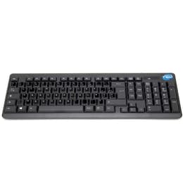 Simpletek Teclado AZERTY Francês Sem fios Mouse + Keyboard with Stickers 1000 DPI 2.4G Nano reciever