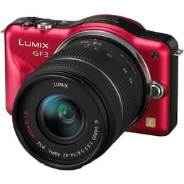 Panasonic Lumix DMC-GF3 Híbrido 12 - Vermelho/Preto